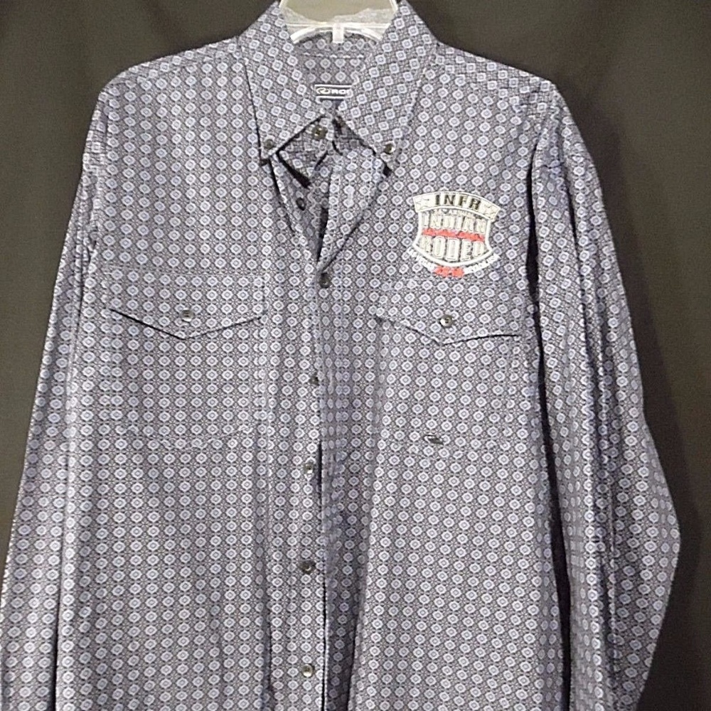 Roper mens Shirt size M long Sleeve Cotton